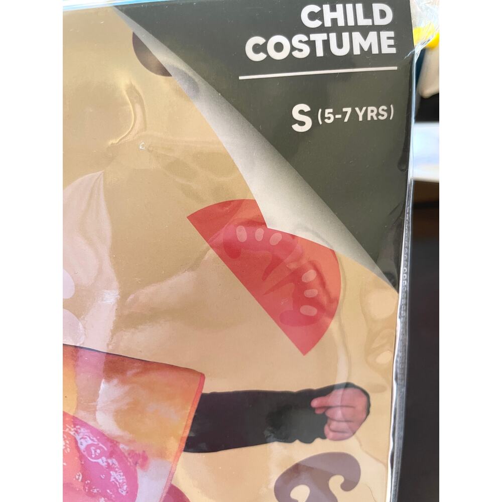 Spooktacular Creations Kids Unisex Pepperoni Pizza Costume Size Small 5-7 - Picture 3 of 11